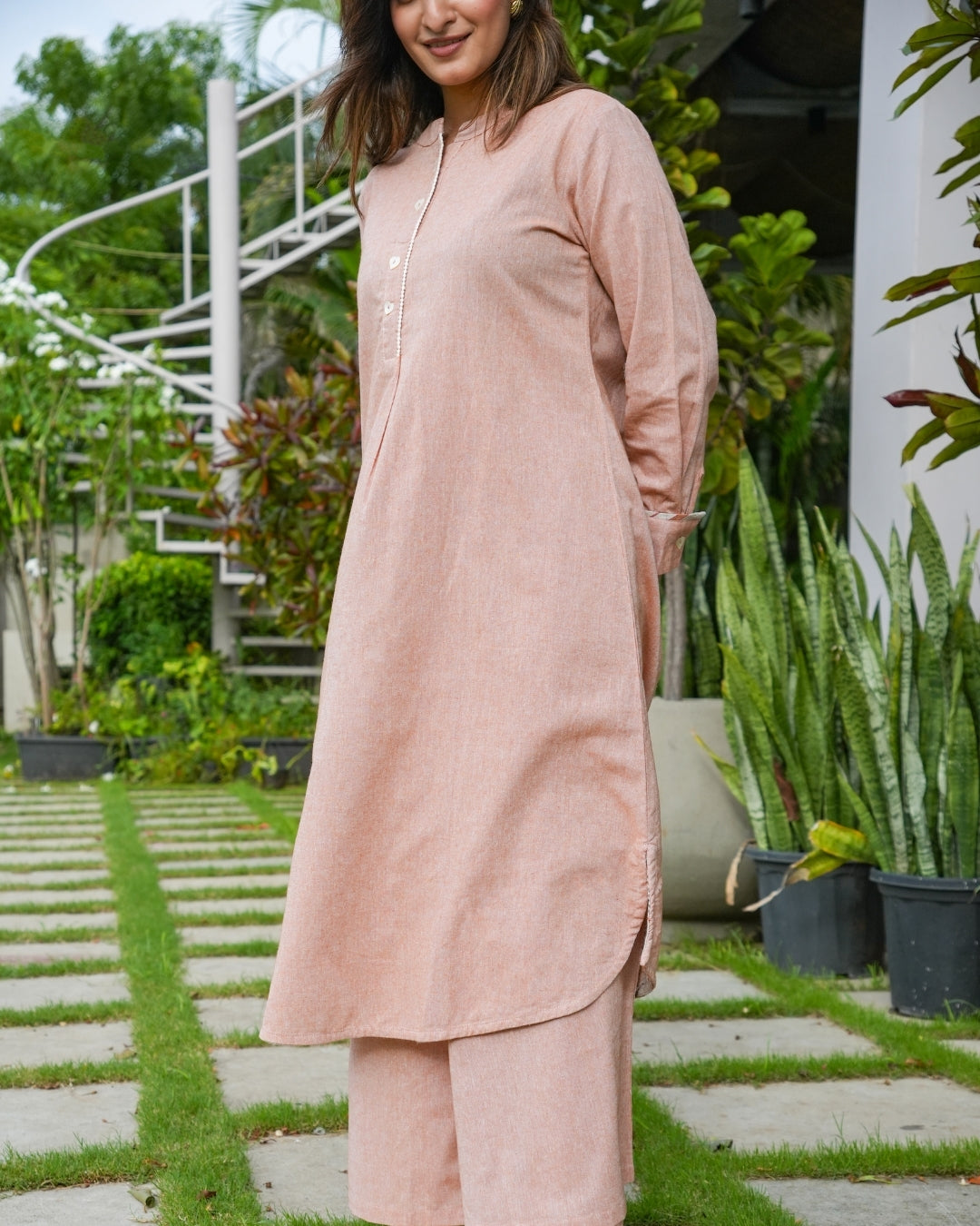 Biscuit kurta set