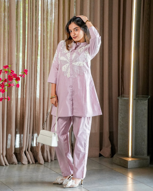 Lavender Cotton Co-Ord Set