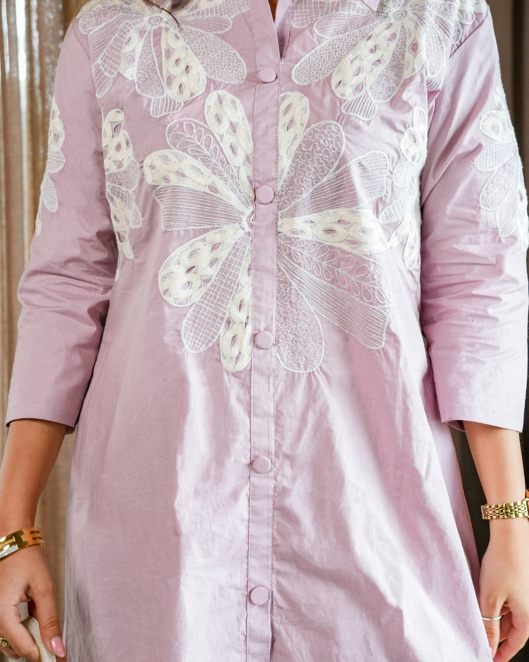 Lavender Cotton Co-Ord Set