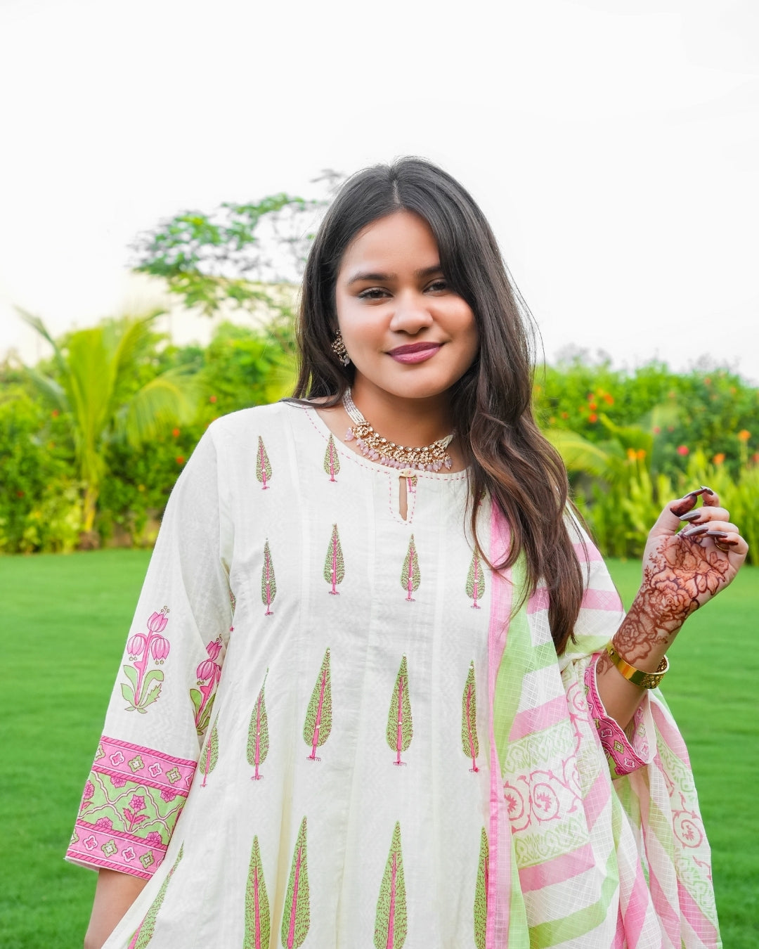 Mul Cotton Kurta Set