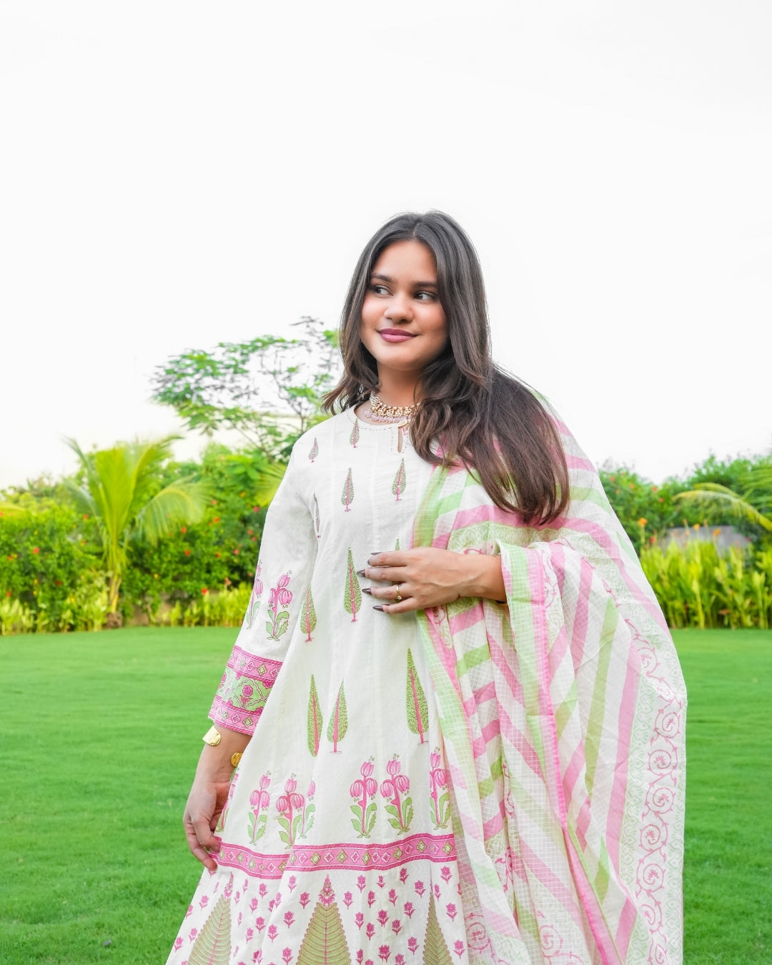 Mul Cotton Kurta Set