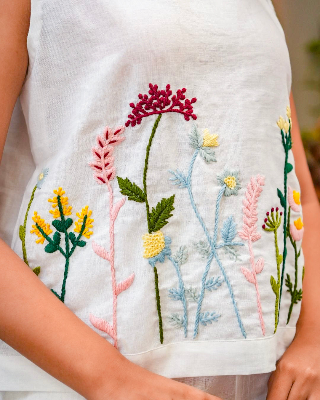 Floral Embroidered  Co-Ord Set