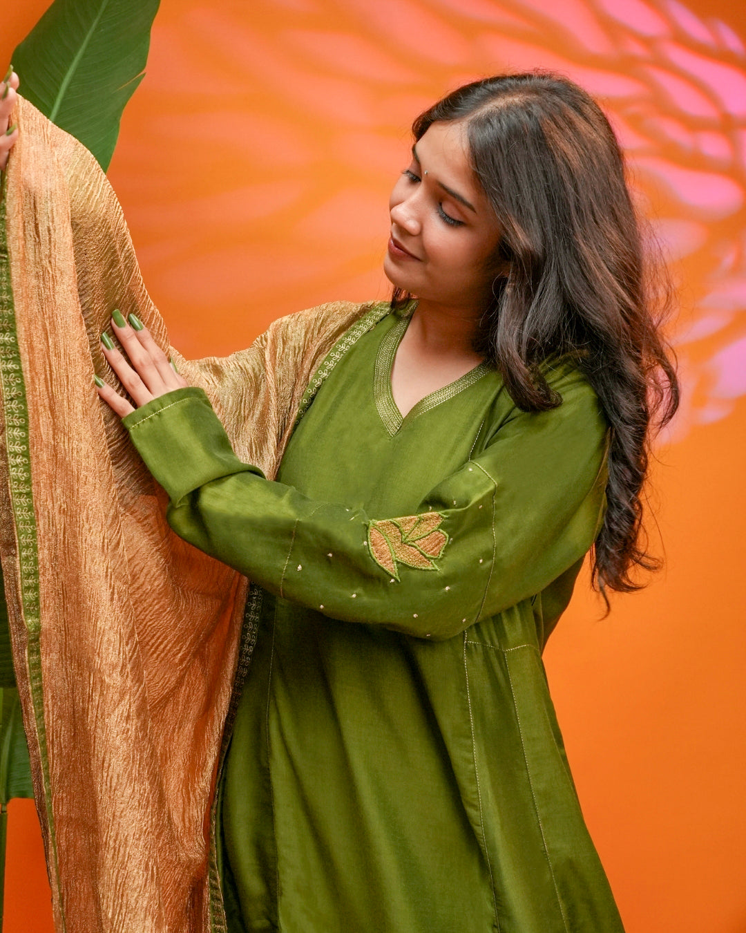 Meher Muslin Silk Suit Set