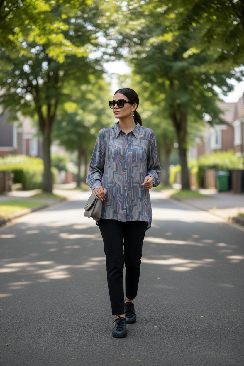 Designer Muslin Top