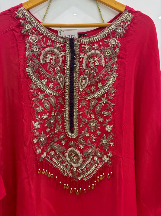 Crepe kaftan