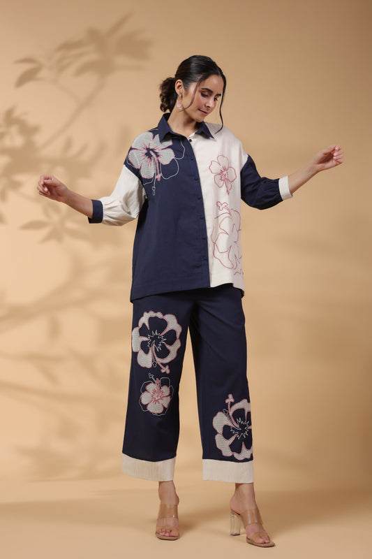 Midnight Bloom Co-ord Set