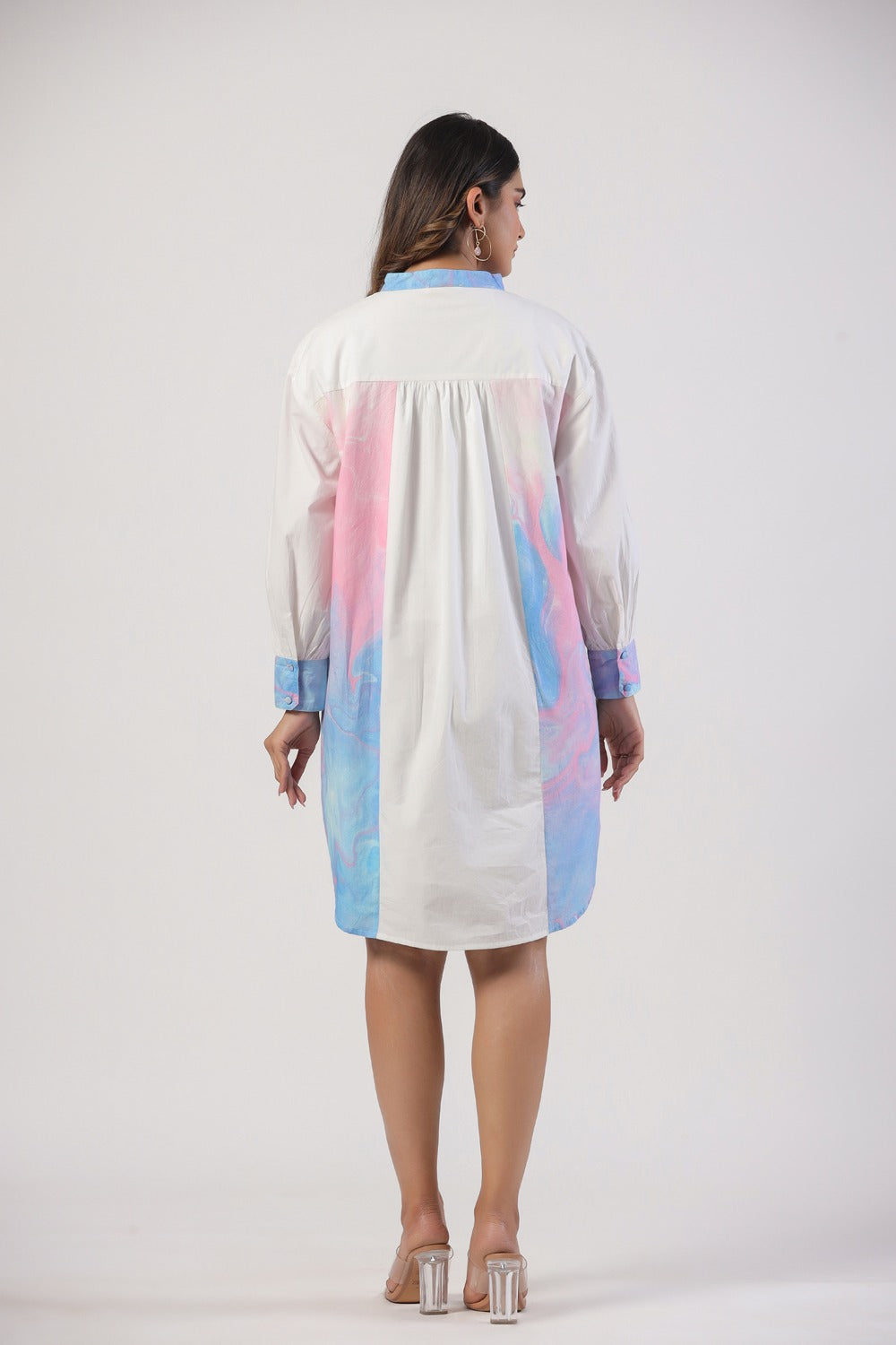 Pastel Rush High-Low Shirt Tunic