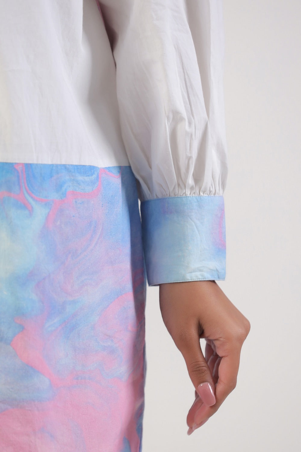 Pastel Rush High-Low Shirt Tunic