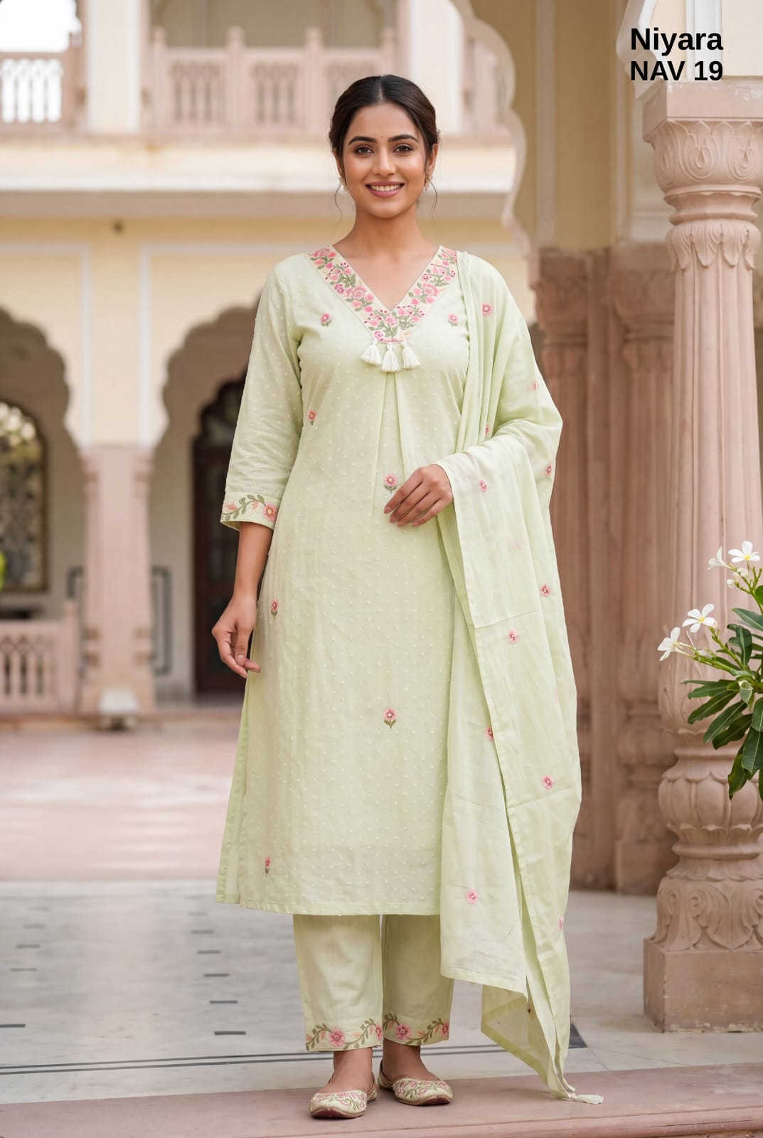 Embroidered Kurta Set