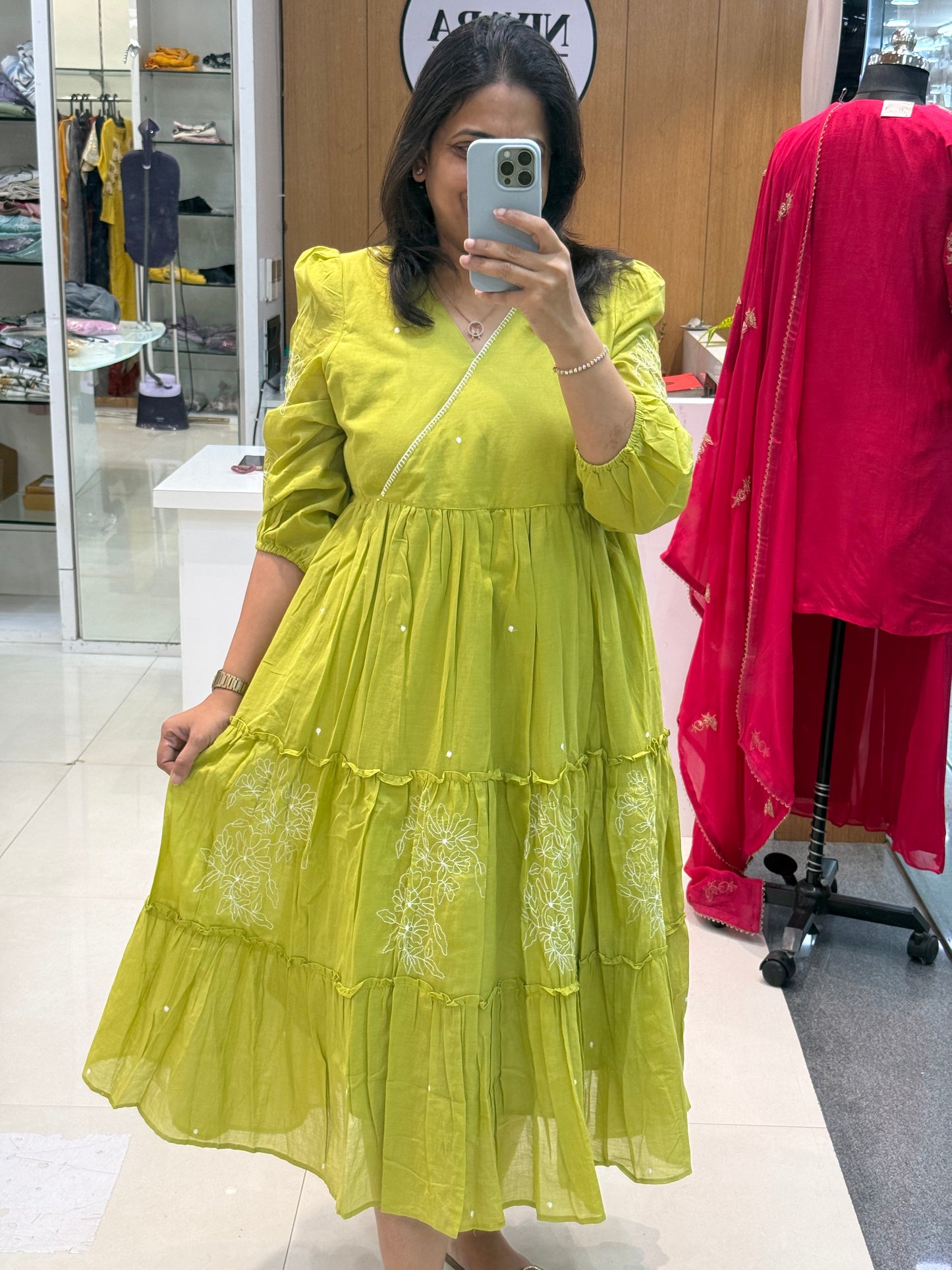 Embroidered Tiered TUNIC