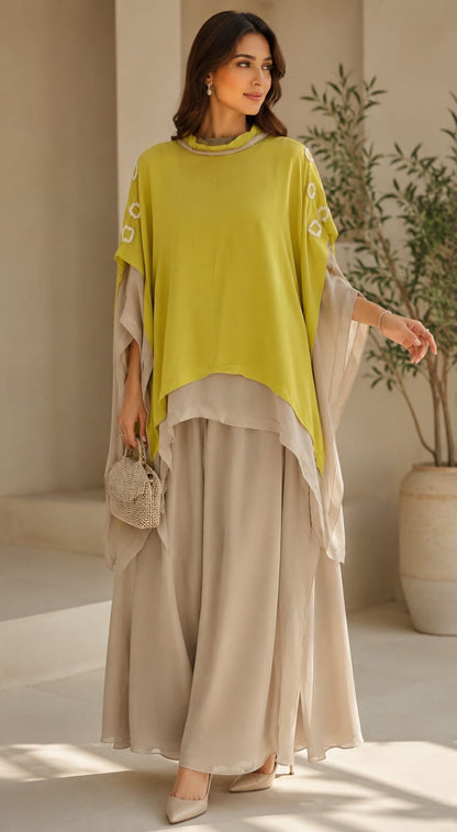 Geogrette kaftan cord