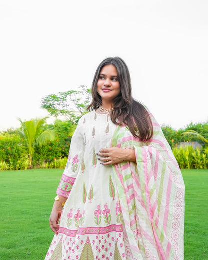 Mul Cotton Kurta Set