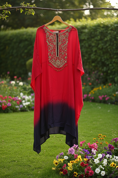Crepe kaftan