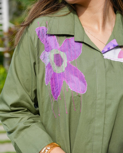 Olive Bloom Tunic