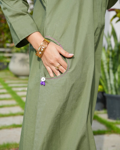 Olive Bloom Tunic