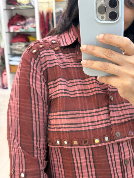 Striped Kurta Palazzo Set