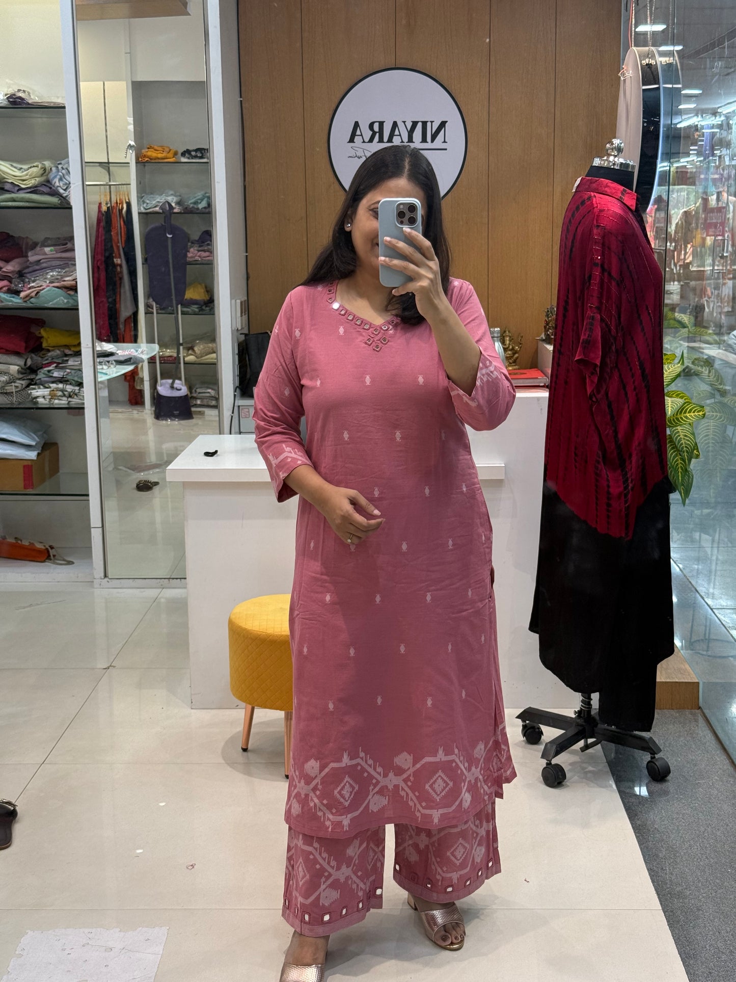 Printed Kurta Palazzo Set