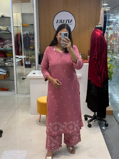 Printed Kurta Palazzo Set