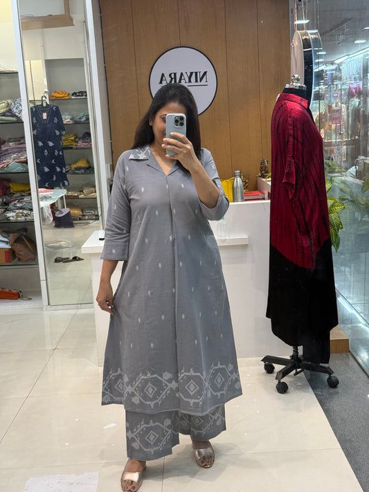 A-Line Kurta Palazzo Set