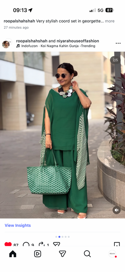 Indo-Western Kaftan Set