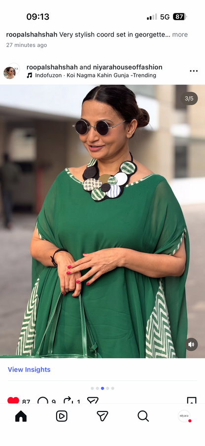 Indo-Western Kaftan Set