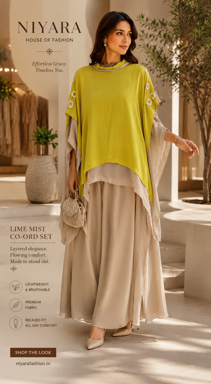 Geogrette kaftan cord