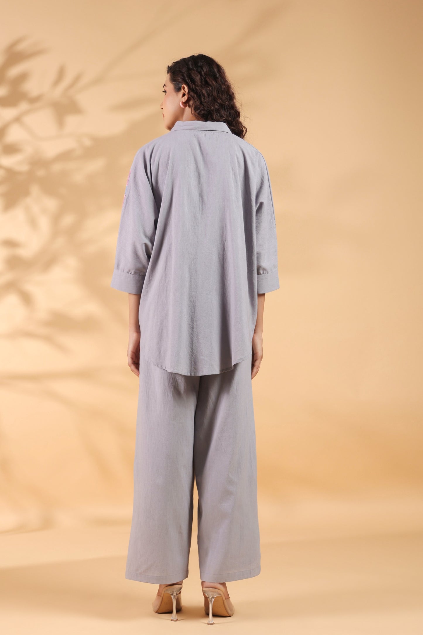 Lilac Bloom Oversized Co-ord Set