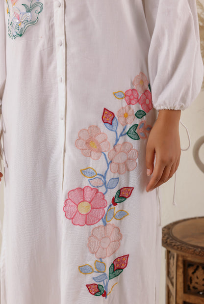Blossom Whisper Cotton tunic